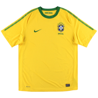2010-11 Brazil Nike Home Shirt L 