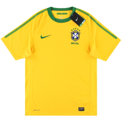 2010-11 Maillot domicile Nike du Brésil *avec étiquettes* L