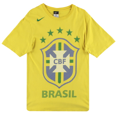 2010-11 Brasilien Nike Freizeit T-Shirt S