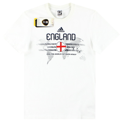 T-shirt graphique adidas Angleterre 2010-11 *BNIB* S