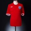 2010-11 England Away Shirt Upson #15 L