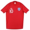 2010-11 England Umbro Away Shirt Rooney #10 M