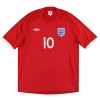Maglia da trasferta Inghilterra Umbro 2010-11 Rooney #10 XL