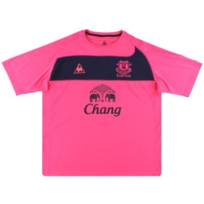 Camiseta de visitante del Everton Le Coq Sportif 2010-11 * Mint * L