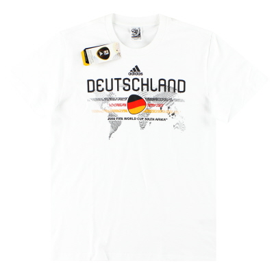 T-shirt graphique adidas Allemagne 2010-11 *BNIB* XL