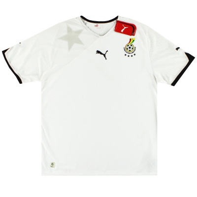 Camiseta local Puma de Ghana 2010-11 *con etiquetas* L