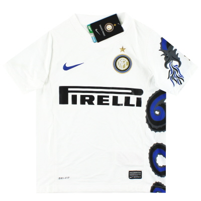 Camiseta Nike de visitante del Inter de Milán 2010-11 *BNIB* XS.Niños