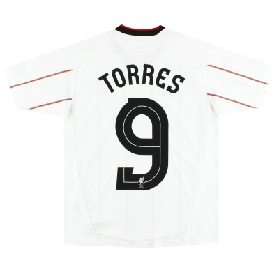 2010-11 Liverpool adidas Maglia da trasferta Torres # 9 *Menta* M.Boys