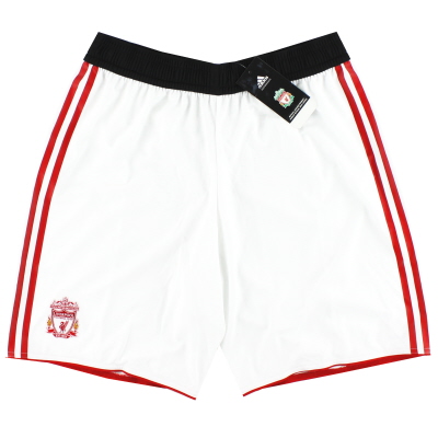 Pantaloncini da trasferta adidas Player Issue del Liverpool 2010-11 *con etichette* L