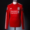 2010-11 Liverpool Match Issue Home Shirt Eccleston #36 L
