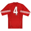 2010-11 Liverpool adidas Techfit Match Issue Home Maglia L/S #4