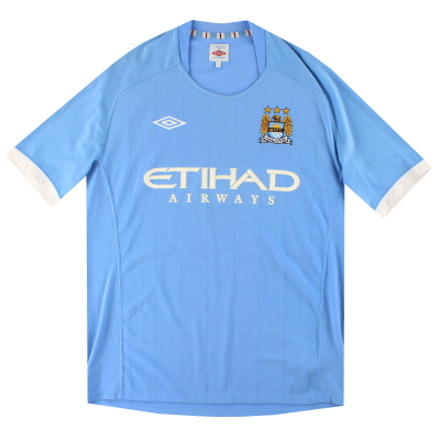 2010-11 Manchester City Umbro Home Shirt L