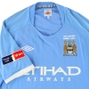2010-11 Manchester City Umbro 'FA Cup' Home Shirt L
