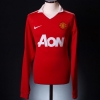 2010-11 Manchester United Home Shirt Rooney #10 L/S M