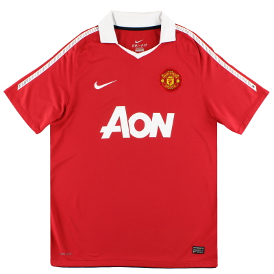2010-11 Manchester United Nike Home Shirt S 
