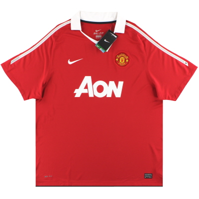 Maillot domicile Nike Manchester United 2010-11 * w / tags * S