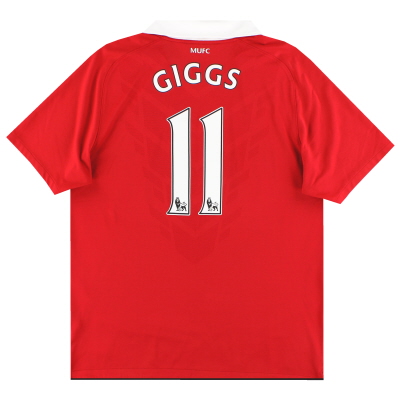 2010-11 Manchester United Nike Heimtrikot Giggs # 11 L.