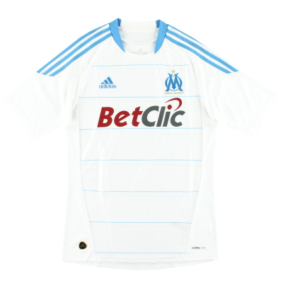 2010-11 Olympique Marseille adidas Home Shirt S 