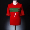 2010-11 Portugal Home Shirt Ronaldo #7 S