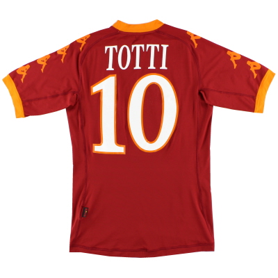 2010-11 Roma Kappa Maglia Home Totti # 10 S