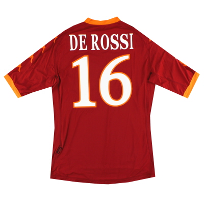 2010-11 Roma Kappa Player Issue Home Shirt De Rossi #16 *w/tags* XXL 