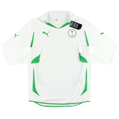 2010-11 Saudi Arabia Puma Player Issue Home Shirt L/S *w/tags* M 