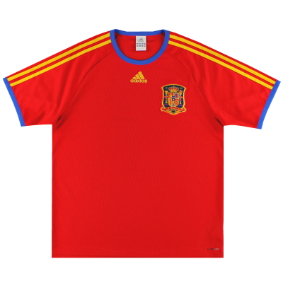 2010-11 Spagna adidas Home Tee L