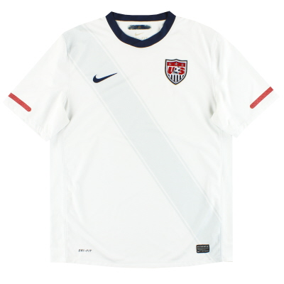 2010-11 États-Unis Nike Home Shirt L