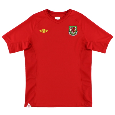2010-11 Wales Umbro Home Shirt L 