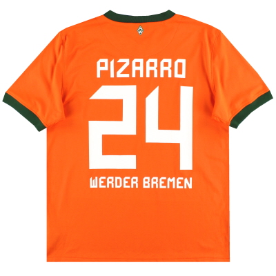 2010-11 Werder Brême Nike Troisième Maillot Pizarro # 24 * Menthe * M