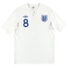2010-12 England Umbro Home Shirt Lampard #8 M