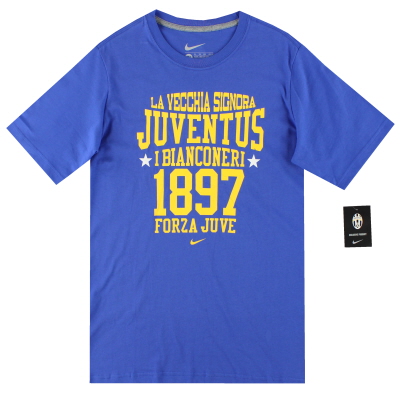 2010-12 Juventus Nike grafisch T-shirt *BNIB* XL.Jongens