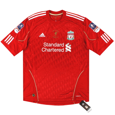 2010-12 Liverpool adidas 'F.A Cup Final' Home Shirt *w/tags* XL