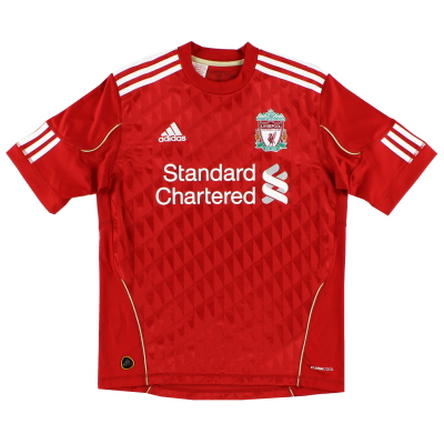 2010-12 Liverpool adidas Home Shirt S 