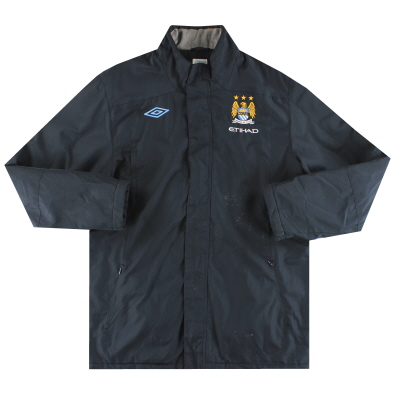 2010-12 Manchester City Umbro Padded Coat L