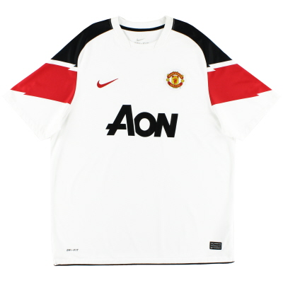Maglia da trasferta Nike XXL del Manchester United 2010-12