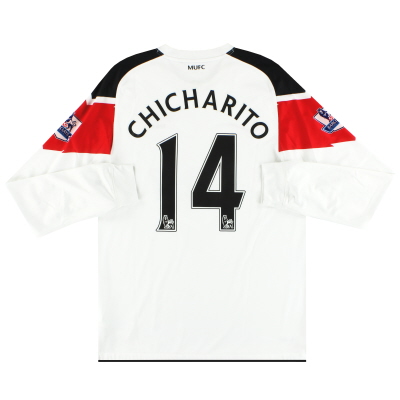 2010-12 Manchester United Nike Away Shirt Chicharito #14 L/S M