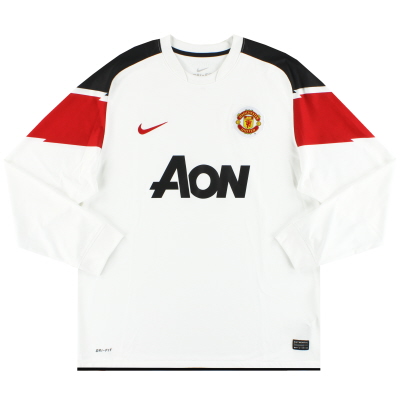 2010-12 Manchester United Nike Away Shirt L/S XXL
