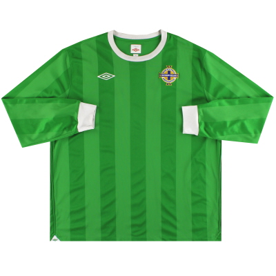 2010-12 Irlanda del Norte Umbro Home Shirt L/S *Mint* XXL