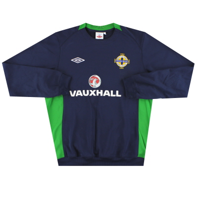 2010-12 Nordirland Umbro Trainings-Sweatshirt XL