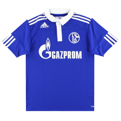 Kemeja Kandang adidas Schalke 2010-12 *Mint* L.Boys