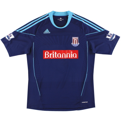 2010–12 Stoke City adidas „Formotion“ Auswärtstrikot XXL