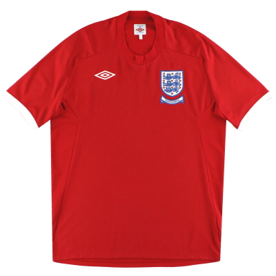 2010 Angleterre Umbro 'Afrique du Sud' Maillot Extérieur S