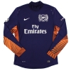 2011-12 Arsenal CL Match Issue Goalkeeper Shirt Fabianski #21 L/S L