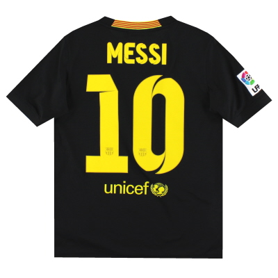 2011-12 Barcelona Nike Away Shirt Messi #10 L.Boys
