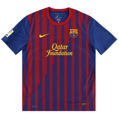 2011-12 Kemeja Kandang Nike Barcelona S