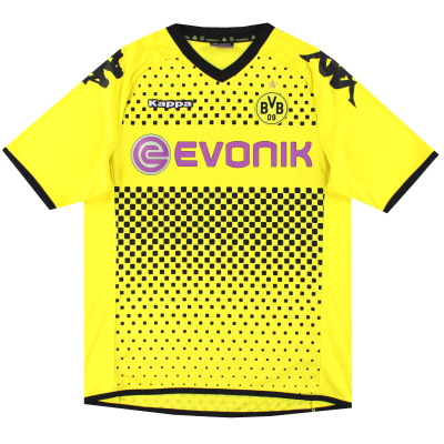 2011-12 Borussia Dortmund Kappa 'Menandatangani' Seragam Kandang L