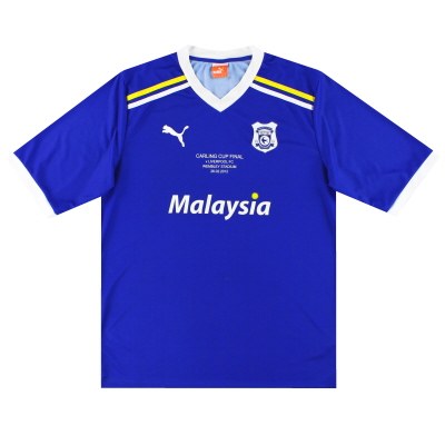 Maillot domicile Cardiff City Puma 'Carling Cup Final' 2011-12 XL