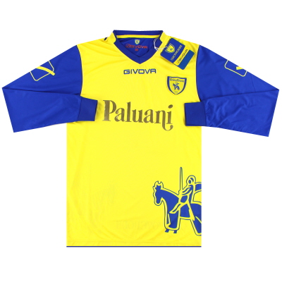 2011-12 Домашняя рубашка Chievo Verona Givova *с бирками* L/S XL