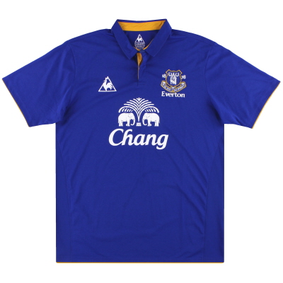 Camiseta Everton Le Coq Sportif Home 2011-12 *Menta* XXL